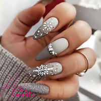 “Jasmine” press on nails